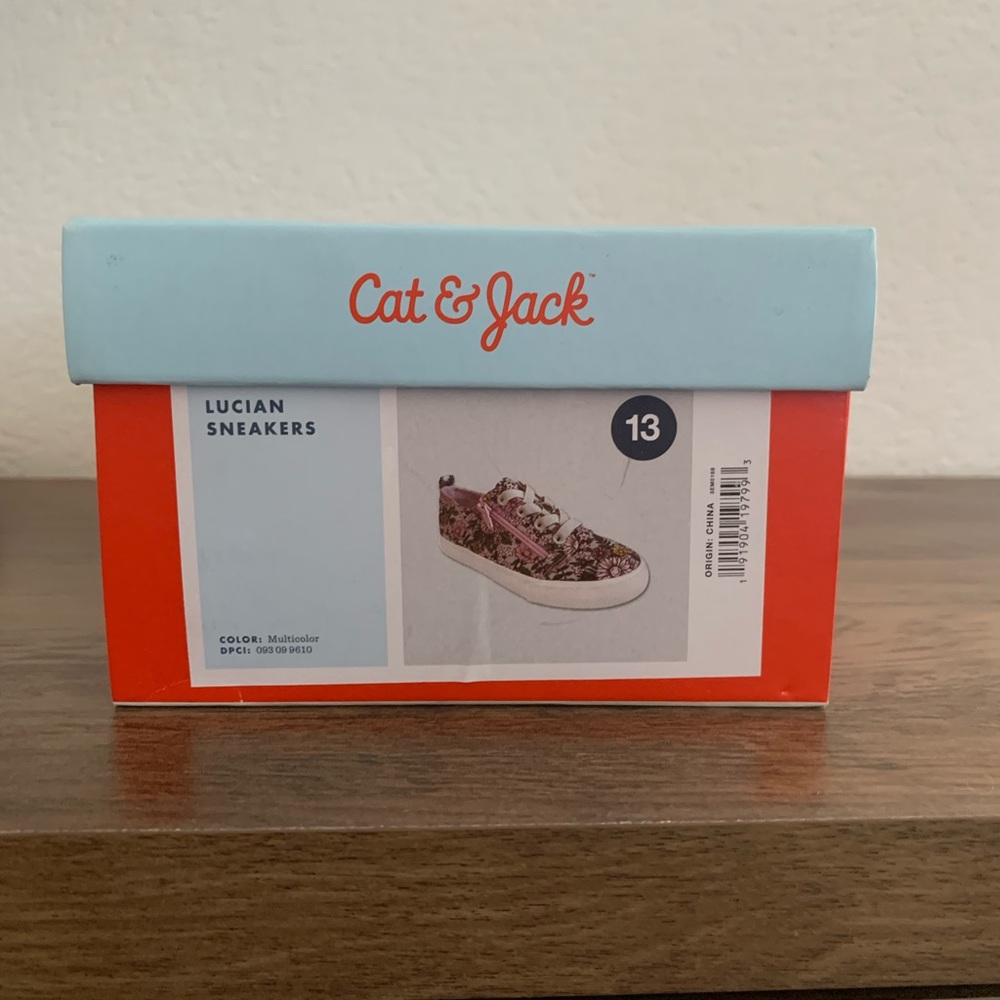 Cat & Jack Kids' Pink and Brown Sneakers
